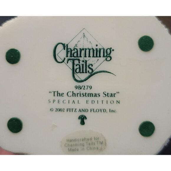 Charming Tails The Christmas Star Figurine Special Edition Mouse 98/279 - Picture 6 of 6